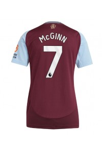 Fotbalové Dres Aston Villa John McGinn #7 Dámské Domácí Oblečení 2024-25 Krátký Rukáv